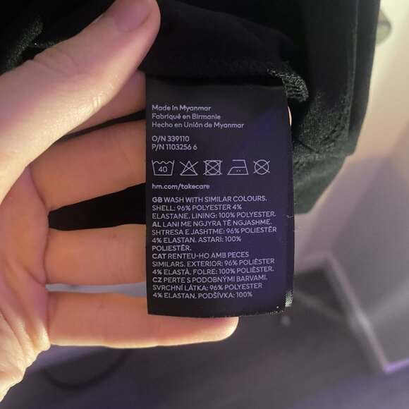 Black Hourglass Midi Dress - Picture 5 of 5